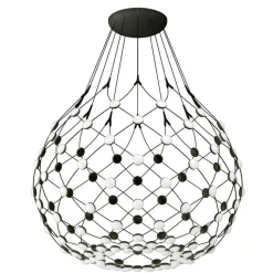 Luceplan Żyrandole|Wiszące Ekskluzywne<Mesh H500 czarny - - lampa wisząca czarnyNapięcie: 230V