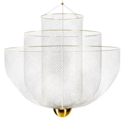Moooi Żyrandole|Wiszące Ekskluzywne<Meshmatics Ø90 stal, mosiądz - - lampa wisząca