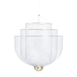 Moooi Żyrandole|Wiszące Ekskluzywne<Meshmatics Small Ø58 stal, mosiądz - - lampa wisząca stal, mosiądzNapięcie: 230V