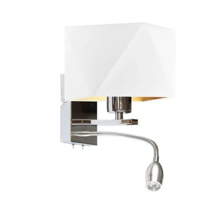 Lysne Kinkiety I Lampy Na Ścianę<Messa Gold - - kinkiet