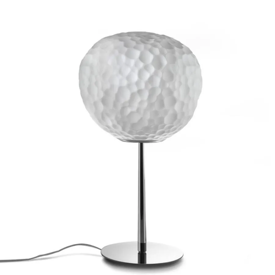 Artemide Lampki Na Biurko, Oświetlenie Biurkowe|Biurkowe Ekskluzywne<Meteorite H32 biały - - lampa biurkowa białyNapięcie: 230V