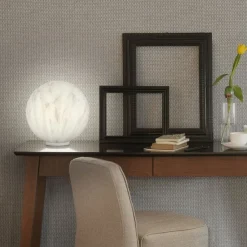 Slide Lampki Na Biurko, Oświetlenie Biurkowe|Biurkowe Ekskluzywne<Mineral Ø30 biały - - lampa biurkowa białyNapięcie: 230V