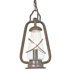 Elstead Lighting Lampy Wiszące Zewnętrzne|Lampy Ogrodowe, Oświetlenie Do Ogrodu<Miners Old Bronze - - lampa wisząca ogrodowa