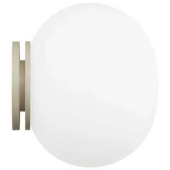 Flos Kinkiety I Lampy Na Ścianę|Ekskluzywne I Luksusowe Kinkiety<Mini Glo-Ball Ø11 - - lampa ścienna biały