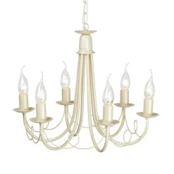 Elstead Lighting Żyrandole|Lampy Do Salonu, Oświetlenie Salonu<Minster Ivory Gold - - lampa wisząca 6-ramienna