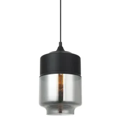 Italux Żyrandole<Molina 1 czarna - - lampa wisząca