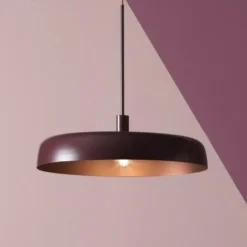 Oty Light Żyrandole|Wiszące Ekskluzywne<Moma Ø60 D+Cup bordowy - - lampa wisząca