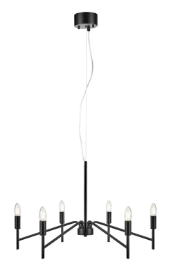 Markslu00f6jd Żyrandole<Monarch VI czarny - Markslöjd - lampa wisząca
