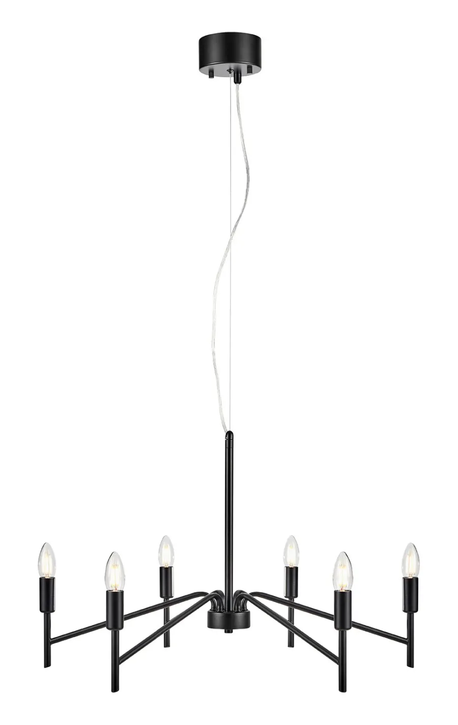 Markslu00f6jd Żyrandole<Monarch VI czarny - Markslöjd - lampa wisząca