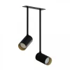 Nowodvorski Oprawy Wpuszczane|Lampy Industrialne<Mono Surface Long Ii Black-Gold - - lampa sufitowa nowoczesna