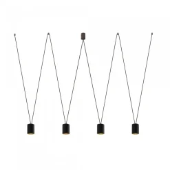 Nowodvorski Żyrandole|Lampy Do Jadalni<More Tone Black-Gold Iv - - lampa wisząca nowoczesna