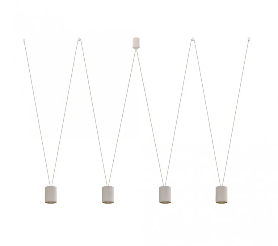 Nowodvorski Żyrandole|Lampy Do Kuchni, Oświetlenie Kuchenne<More Tone White-Gold Iv - - lampa wisząca nowoczesna