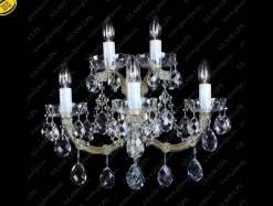 Glass LPS Kinkiety Stylowe|Kinkiety Kryształowe<N24 001/05/1; F cut - - kinkiet kryształowy
