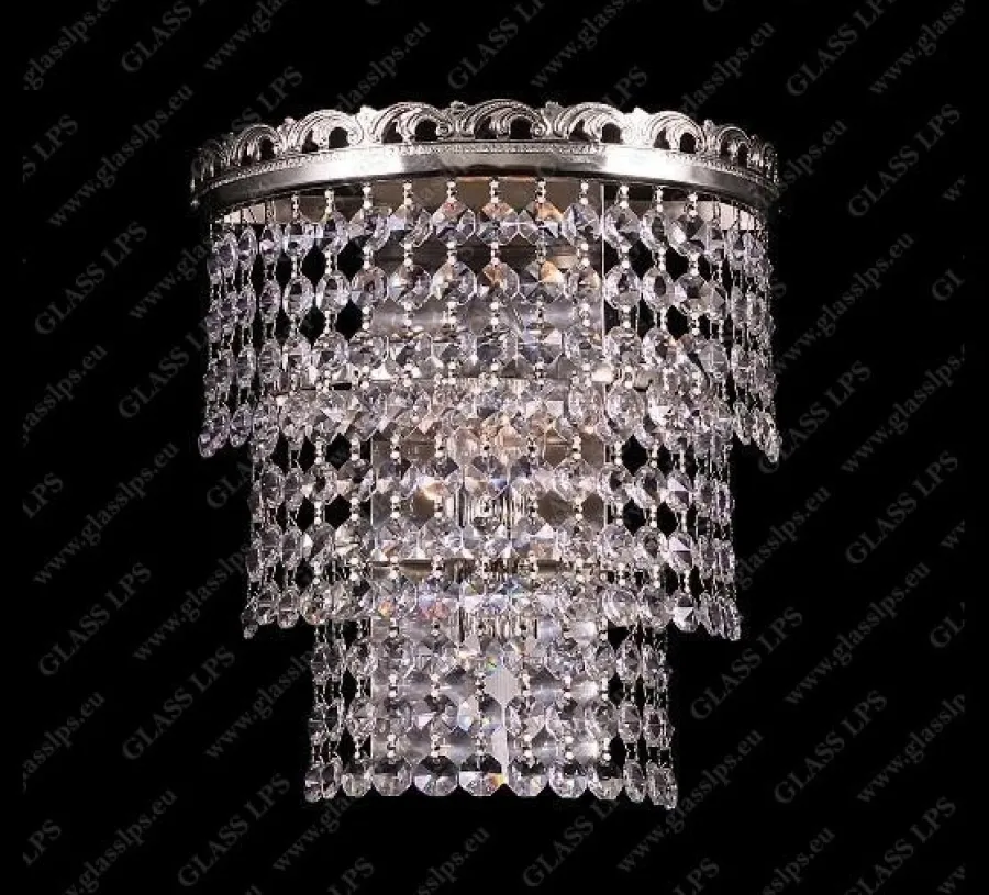 Glass LPS Kinkiety Stylowe|Kinkiety Kryształowe<N25 144/01/6; Ni - - kinkiet kryształowy