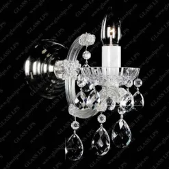Glass LPS Kinkiety Stylowe|Kinkiety Kryształowe<N24 065/01/1; Ni - - kinkiet kryształowy