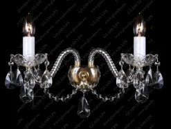 Glass LPS Kinkiety Stylowe|Kinkiety Kryształowe<N21 120/02/1-A - - kinkiet klasyczny kryształowy
