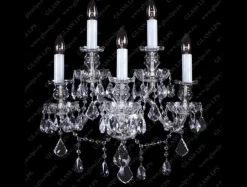 Glass LPS Kinkiety Stylowe|Kinkiety Kryształowe<N21 892/05/1-A, 2; Ni - - kinkiet kryształowy