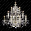 Glass LPS Kinkiety Stylowe|Kinkiety Kryształowe<N21 009/10/1-A; GOLD, lip. - - kinkiet kryształowy