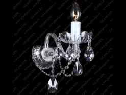 Glass LPS Kinkiety Stylowe|Kinkiety Kryształowe<N21 801/01/1-A; Ni - - kinkiet kryształowy