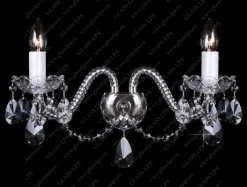 Glass LPS Kinkiety Stylowe|Kinkiety Kryształowe<N21 120/02/1-A; Ni - - kinkiet kryształowy