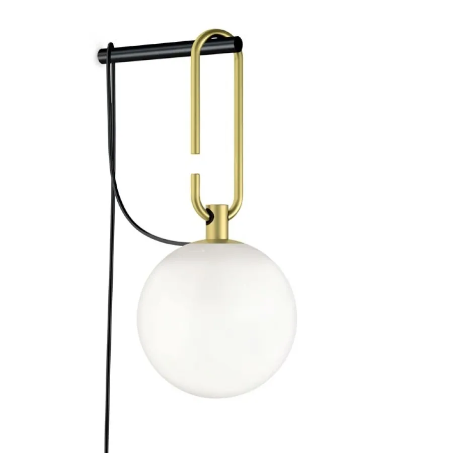Artemide Kinkiety I Lampy Na Ścianę|Ekskluzywne I Luksusowe Kinkiety<Nh W Ø15 mosiądz - - lampa ścienna mosiądzNapięcie: 230V