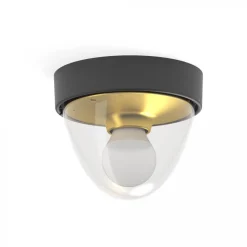 Nowodvorski Lampy Zewnętrzne Sufitowe Na Taras I Dom<Nook Black-Gold - - lampa sufitowa zewnętrzna