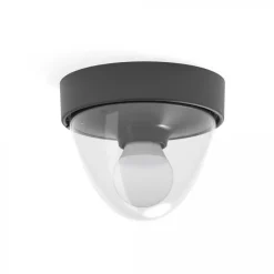 Nowodvorski Lampy Zewnętrzne Sufitowe Na Taras I Dom<Nook Sensor Black - - lampa sufitowa zewnętrzna