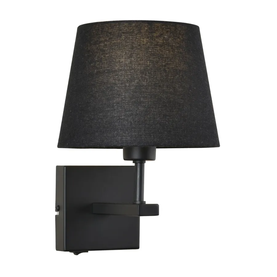Italux Kinkiety I Lampy Na Ścianę<Norte black - - na ścianę