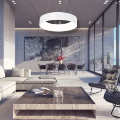 Milagro Żyrandole<Ohio Led White - - lampa wisząca nowoczesna
