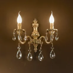 Possoni Kinkiety I Lampy Na Ścianę|Kinkiety Klasyczne<Oldie 504/A2-Sh/G - - kinkiet
