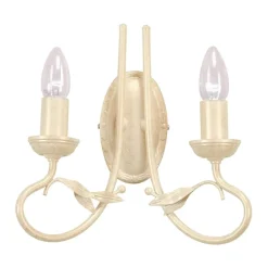 Elstead Lighting Kinkiety I Lampy Na Ścianę|Lampy Do Salonu, Oświetlenie Salonu<Olivia Ivory Gold - - kinkiet klasyczny