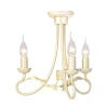 Elstead Lighting Plafony Sufitowe I Ścienne|Lampy Do Salonu, Oświetlenie Salonu<Olivia Ivory Gold - - lampa sufitowa 3-ramienna