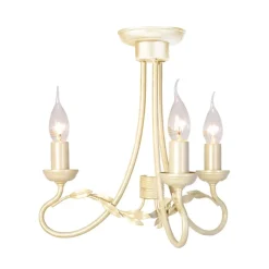 Elstead Lighting Plafony Sufitowe I Ścienne|Lampy Do Salonu, Oświetlenie Salonu<Olivia Ivory Gold - - lampa sufitowa 3-ramienna