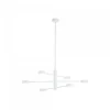 Nowodvorski Żyrandole|Lampy Wiszące Nad Ladę Kuchenną<Orbit White Vi - - lampa sufitowa nowoczesna