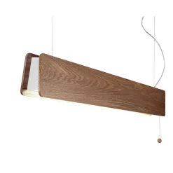 Nowodvorski Lampy Do Jadalni|Lampy Drewniane<Oslo Led Smoked Oak 90 - - lampa wisząca