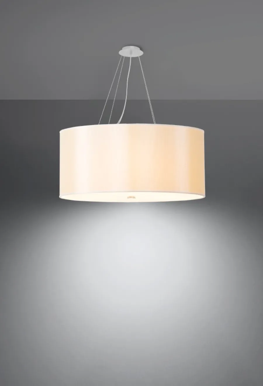 SOLLUX LIGHTING Żyrandole|Lampy Do Sypialni, Oświetlenie Do Sypialni<Otto 70 Biały - - lampa wisząca