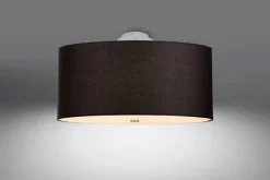 SOLLUX LIGHTING Plafony Sufitowe I Ścienne|Lampy Do Sypialni, Oświetlenie Do Sypialni<Otto 60 Czarny - - lampa sufitowa