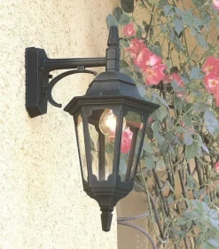 Elstead Lighting Kinkiety Zewnętrzne: Ogrodowe I Elewacyjne|Lampy Ogrodowe, Oświetlenie Do Ogrodu<Parish Black H48 - - kinkiet ogrodowy