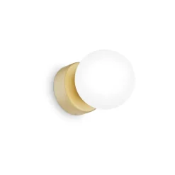 Ideal Lux Kinkiety I Lampy Na Ścianę<Perlage Ap1 Brass - - kinkiet