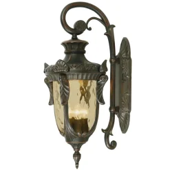 Elstead Lighting Kinkiety Zewnętrzne: Ogrodowe I Elewacyjne|Lampy Ogrodowe, Oświetlenie Do Ogrodu<Philadelphia Old Bronze H64 - - kinkiet góra