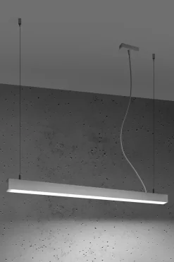 THORO Żyrandole<Pinne 95 Biała 4000K - - lampa wisząca