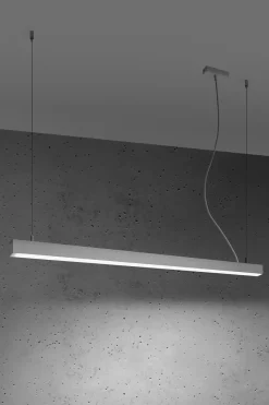 THORO Żyrandole<Pinne 115 Biała 4000K - - lampa wisząca
