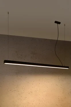 THORO Żyrandole<Pinne 145 Czarna 3000K - - lampa wisząca