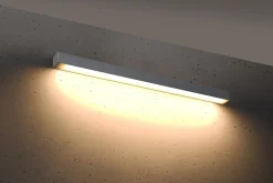 THORO Kinkiety I Lampy Na Ścianę|Lampy I Kinkiety Nad Lustro, Oświetlenie Lustra<Pinne 95 Szary 3000K - - lampa ścienna