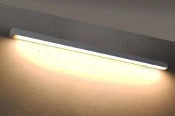 THORO Kinkiety I Lampy Na Ścianę|Lampy I Kinkiety Nad Lustro, Oświetlenie Lustra<Pinne 145 Szary 3000K - - lampa ścienna