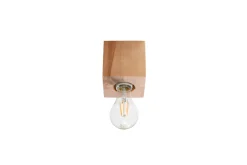 SOLLUX LIGHTING Plafony Sufitowe I Ścienne|Lampy Do Salonu, Oświetlenie Salonu<Plafon ABEL - Sollux Naturalne drewno
