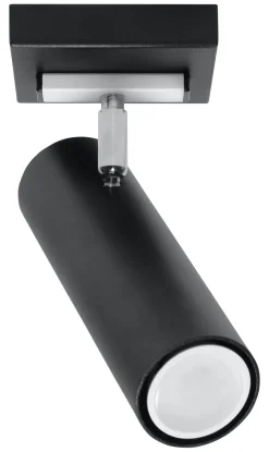 SOLLUX LIGHTING Plafony Sufitowe I Ścienne|Lampy Do Salonu, Oświetlenie Salonu<Plafon DIREZIONE 1 - Sollux Czarny