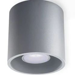SOLLUX LIGHTING Plafony Sufitowe I Ścienne|Lampy Tuby<Plafon ORBIS 1 - Sollux Szary