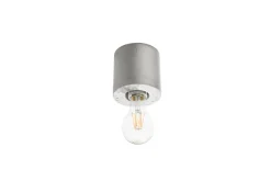 SOLLUX LIGHTING Plafony Sufitowe I Ścienne|Lampy Do Sypialni, Oświetlenie Do Sypialni<Plafon SALGADO beton - Sollux Szary