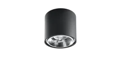 SOLLUX LIGHTING Plafony Sufitowe I Ścienne|Lampy Tuby<Plafon TIUBE - Sollux Czarny
